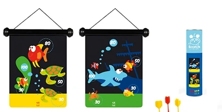 Scratch Spel DARTS ZEELEVEN Magnetisch 3 Scratch Spel DARTS ZEELEVEN Magnetisch