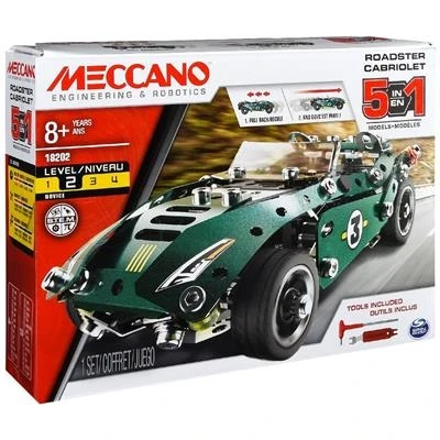 Meccano 18202 Racewagen Roadster Constructieset 5-in-1 5 Meccano 18202 Racewagen Roadster Constructieset 5-in-1 - Afbeelding 3