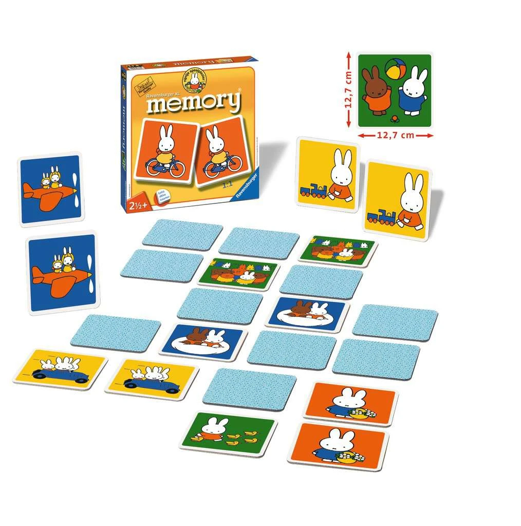 Nijntje XL Memory Kinderspel Ravensburger 4 Nijntje XL Memory Kinderspel Ravensburger - Afbeelding 2