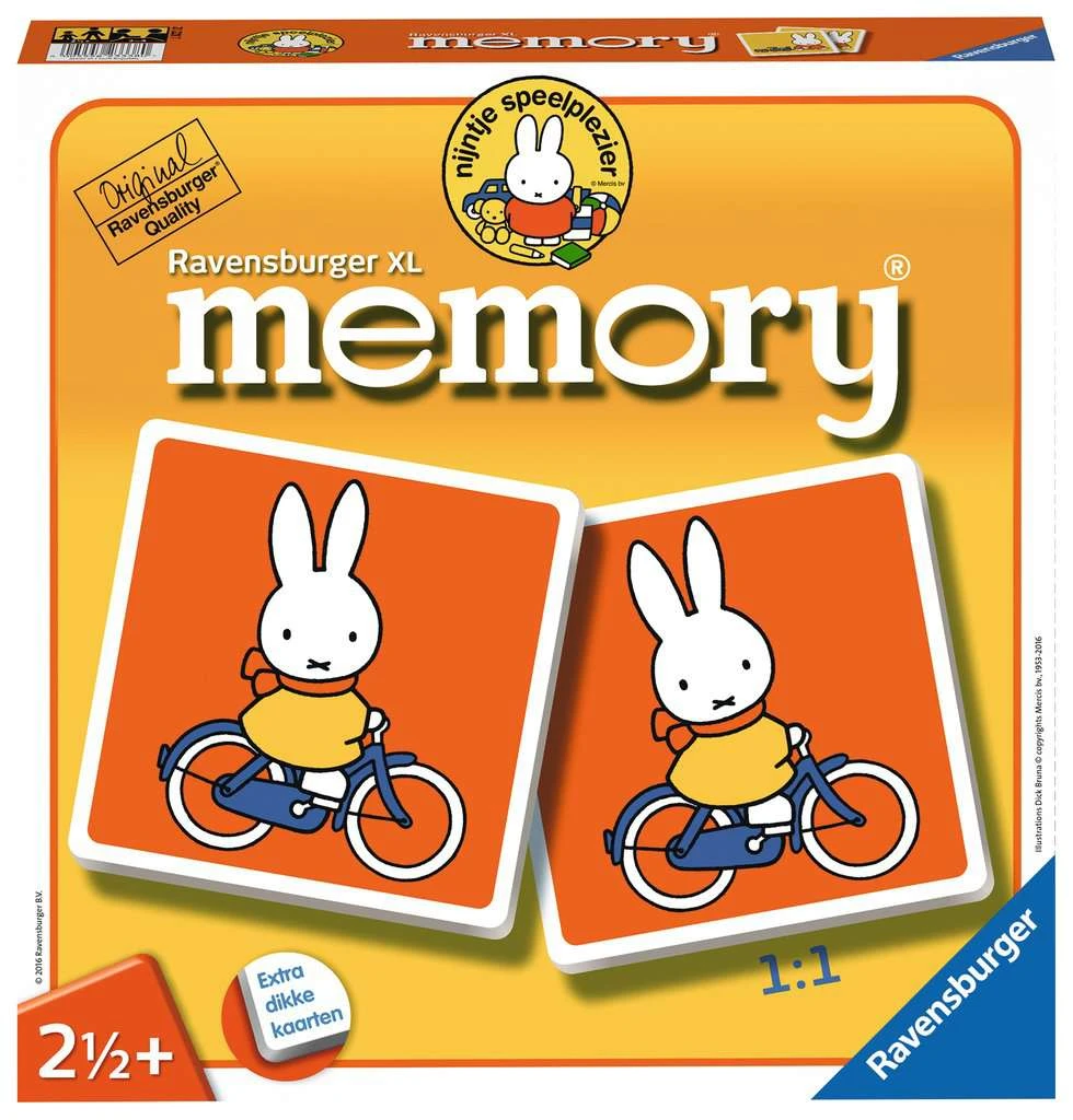 Nijntje XL Memory Kinderspel Ravensburger 3 Nijntje XL Memory Kinderspel Ravensburger