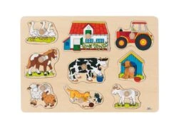 Noppenpuzzel Boerderij -Beste Speelgoed Winkel noppenpuzzel boerderij goki 57908 1