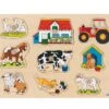 Noppenpuzzel Boerderij -Beste Speelgoed Winkel noppenpuzzel boerderij goki 57908
