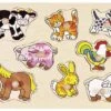 Noppenpuzzel Boerderijdieren -Beste Speelgoed Winkel noppenpuzzel boerderijdieren goki 57873