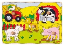 Noppenpuzzel Op De Boerderij -Beste Speelgoed Winkel noppenpuzzel op de boerderij goki 57589 1