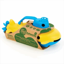 Green Toys Green-Toys Onderzeeer Geel Met Blauw Handvat -Beste Speelgoed Winkel onderzeeer blauw handvat green toys 3