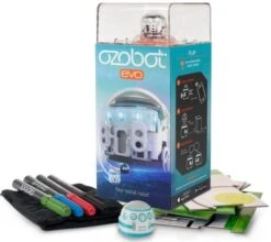 Ozobot Evo Crystal White – STEM De Sociale Smart Robot -Beste Speelgoed Winkel ozobot evo crystal white 2 1