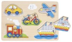 Noppenpuzzel Met Geluiden: Voertuigen -Beste Speelgoed Winkel puzzel met geluiden voertuigen goki 57519