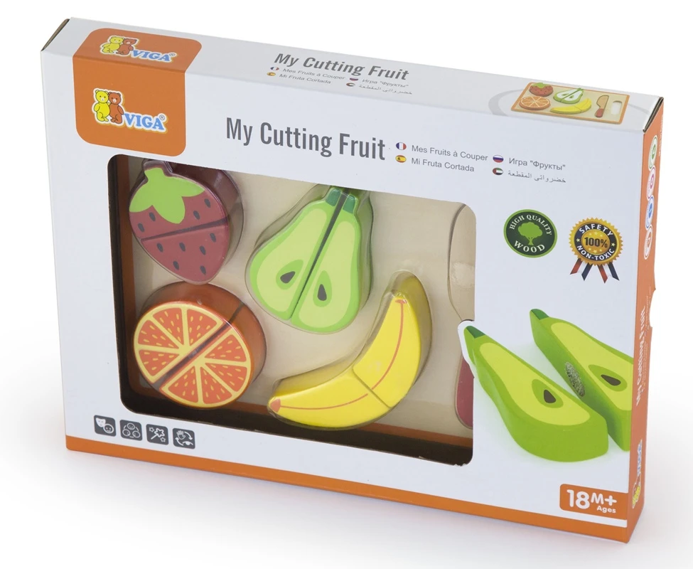 Puzzel Snijfruit Vigatoys 6 Puzzel Snijfruit Vigatoys - Afbeelding 4