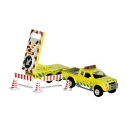 Pickup Rijkswaterstaat Met Bebakeningstrailer -Beste Speelgoed Winkel rijkswaterstaat auto kidsglobe