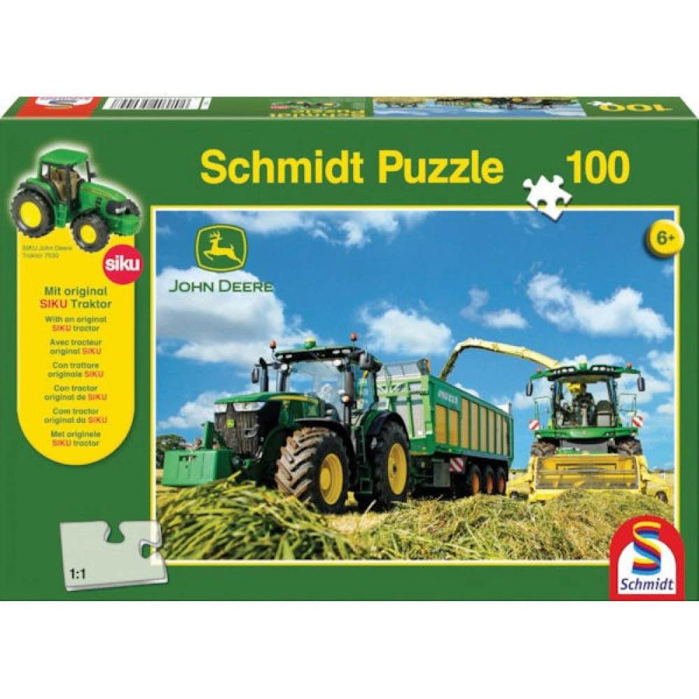 Schmidt 56044 Kinderpuzzel John Deere 7310R Puzzel 100st 3 Schmidt 56044 Kinderpuzzel John Deere 7310R Puzzel 100st