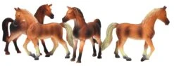 Paarden Set Van 4 Stuks Kidsglobe Schaal 1 : 32 -Beste Speelgoed Winkel set 4 paarden kidsglobe