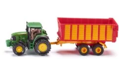 Siku 1650 Tractor John Deere Met Silagewagen Schaal 1 : 87 -Beste Speelgoed Winkel siku 1650 tractor john deere met silagewagen 1