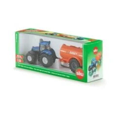 Siku 1945 Tractor New Holland Met 1 Assige Gierton -Beste Speelgoed Winkel siku 1945 new holland tractor met 1 assige vacuumtanker 1 1