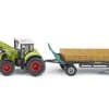 Siku 1946 Tractor Claas-met-Balengrijper En Aanhanger -Beste Speelgoed Winkel siku 1946 tractor claas met balengrijper en aanhanger