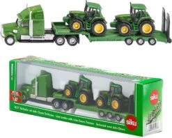 Siku 1837 Dieplader+John-Deere Tractoren -Beste Speelgoed Winkel siku 1837 dieplader met john deere tractoren