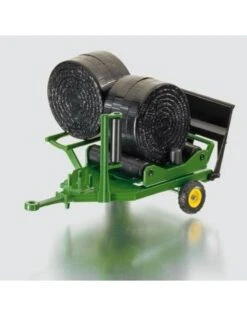 Siku 2266 Ronde Hooibalen Wikkelaar John-Deere -Beste Speelgoed Winkel siku 2266 john dere ronde balen wikkelaar incl 2 balen speelactief.nl 2
