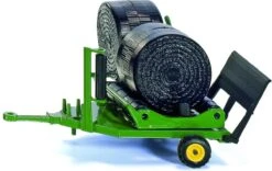 Siku 2266 Ronde Hooibalen Wikkelaar John-Deere -Beste Speelgoed Winkel siku 2266 john dere ronde balen wikkelaar incl 2 balen speelactief.nl 1