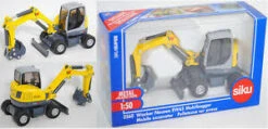 Siku 3560 Wacker-Neuson-EW65 Hydraulische-Wielkraan -Beste Speelgoed Winkel siku 3560 wacker EW65 mobiel kraan wielkraan minigraver speelactief.nl 3