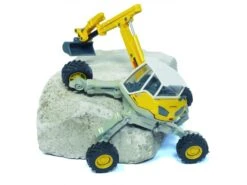 Siku 3548 Menzi-Muck Hydraulische-baggermachine -Beste Speelgoed Winkel siku menzi muck m545 graafmachine geel grijs speelactief.nl 1