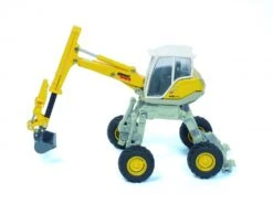 Siku 3548 Menzi-Muck Hydraulische-baggermachine -Beste Speelgoed Winkel siku menzi muck m545 graafmachine geel grijs speelactief.nl 3