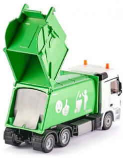 Siku 2938 Mercedes Vuilniswagen -Beste Speelgoed Winkel siku mercedes benz vuiniswagen faun opbouw variopress groen 2938 4006874029389.jpg 2