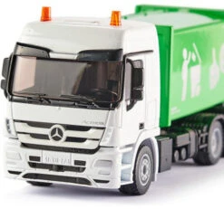 Siku 2938 Mercedes Vuilniswagen -Beste Speelgoed Winkel siku mercedes benz vuiniswagen faun opbouw variopress groen 2938 4006874029389.jpg 4