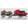 Siku 2314 Quad Met Aanhangwagen Met Jetski Schaal 1:50 -Beste Speelgoed Winkel siku siku 2314 quad met tandem aanhanger en jetski