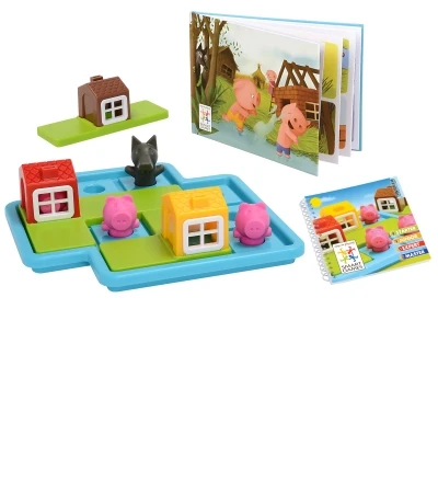 SmartGames SG023 3-Kleine-Biggetjes-Deluxe Denkspel Preschool 4 SmartGames SG023 3-Kleine-Biggetjes-Deluxe Denkspel Preschool - Afbeelding 2