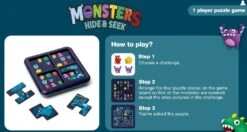 SmartGames Monsters Hide & Seek Denkspel -Beste Speelgoed Winkel smartgames monsters hide and seek 3