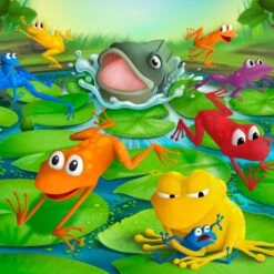 SmartGames Froggit Familiespel Smart-Games -Beste Speelgoed Winkel smartgames froggit sgm501 smart games familiespel 1