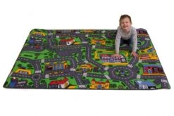 Speelkleed CityLife Speeltapijt 95 X 200cm Speelmat -Beste Speelgoed Winkel speelkleed city life speelactief.nl 1 1