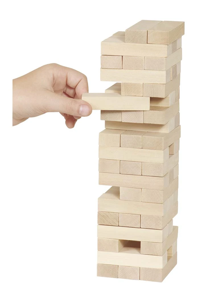 Goki HS530 Houten Wiebeltoren Jenga Toren 3 Goki HS530 Houten Wiebeltoren Jenga Toren
