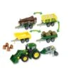 Theo Klein 3907 – John Deere Tractor Met Voorlader, Aanhanger (4 Modules) En Ploeg -Beste Speelgoed Winkel theo klein 3907 John Deere tractor met aanahngwagen 4modules plus ploeg