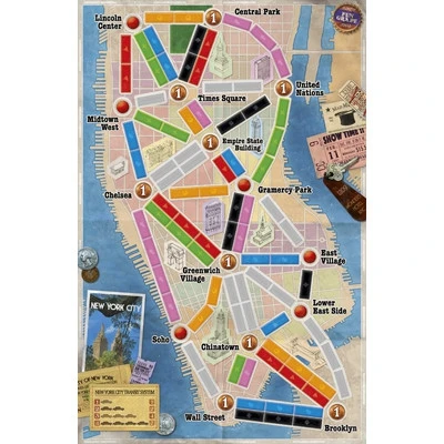 Ticket To Ride New York Bordspel 6 Ticket To Ride New York Bordspel - Afbeelding 4