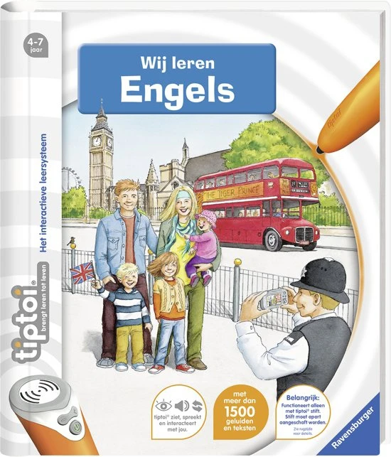 Tiptoi Boek “Wij Leren Engels” 4 Tiptoi Boek “Wij Leren Engels” - Afbeelding 2