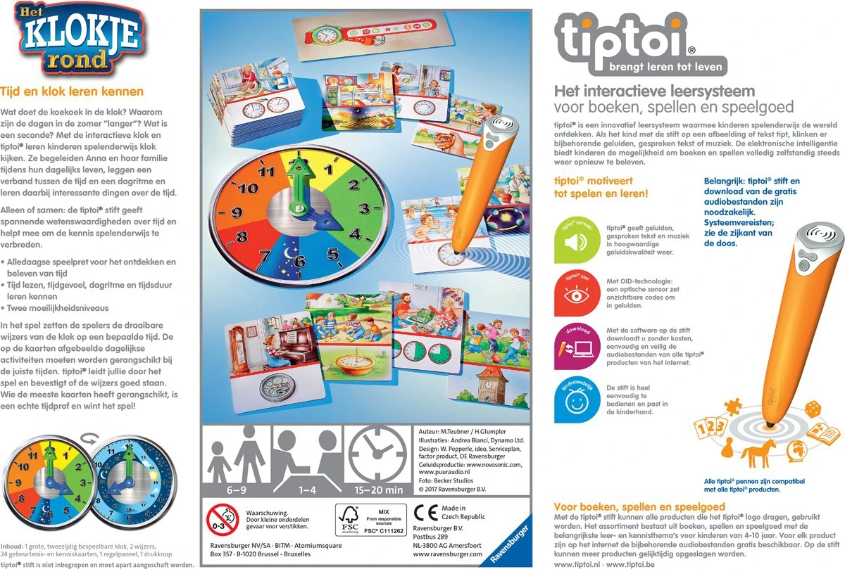 Tiptoi Spel “Het Klokje Rond” 6 Tiptoi Spel “Het Klokje Rond” - Afbeelding 4