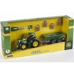 KleinToys 3905 Tractor JohnDeere + Aanhanger Constructiespeelgoed -Beste Speelgoed Winkel tractor john deere met aanhager theo klein 3905 1 1