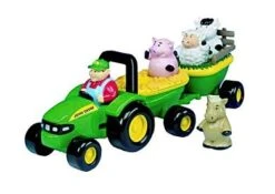 Johnny Tractor Met Muziek En Dieren Britains 429470 -Beste Speelgoed Winkel tractor johnny met muziek britains 429470 1