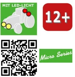 Tronico Micro Radiografisch Bestuurbare Massey Ferguson MF 7600 Met Aanhanger – 1 : 64 -Beste Speelgoed Winkel tractor mf7600 rc tronico micro 9541 4