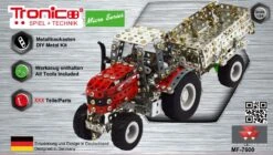 Tronico Micro Massey Ferguson MF 7600 Met Aanhanger – 1 : 64