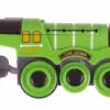 BigJigs BJT306 Trein Op Batterij Flying Scotsman -Beste Speelgoed Winkel trein op batterij bigjigs bjt306