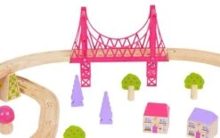 BigJigs BJT023 Treinset Grote Sprookjesstad -Beste Speelgoed Winkel treinset sprookjesstad bigjigs bjt023 2