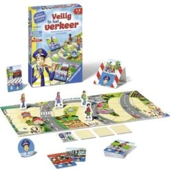 Veilig In Het Verkeer Kinderspel Ravensburger Spellen -Beste Speelgoed Winkel veilig in het verkeer ravensburger leerspel 2
