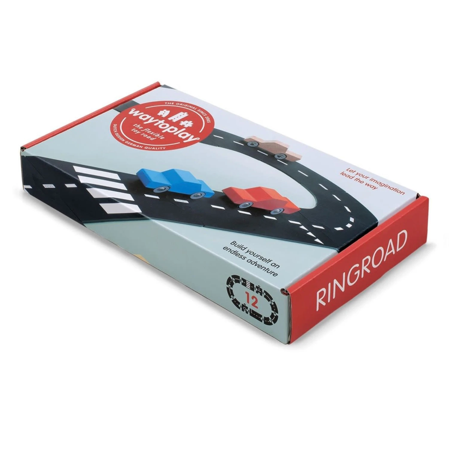 WayToPlay Ringroad Ringweg Rubber Flexibele Autobaan 12-dlg 10 WayToPlay Ringroad Ringweg Rubber Flexibele Autobaan 12-dlg - Afbeelding 8