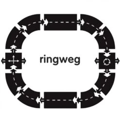 WayToPlay Ringroad Ringweg Rubber Flexibele Autobaan 12-dlg 12 WayToPlay Ringroad Ringweg Rubber Flexibele Autobaan 12-dlg -Beste Speelgoed Winkel waytoplay ringweg 89520112 1 1