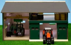 Kidsglobe Tractorwerkplaats Met Berging Schaal 1 : 32 11 Kidsglobe Tractorwerkplaats Met Berging Schaal 1 : 32 -Beste Speelgoed Winkel werkplaats met berging kidsglobe 610410 3