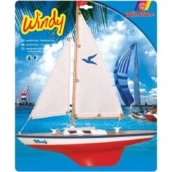Gunther GU1806 Zeilboot Meeuw Wooden Deck Möve -Beste Speelgoed Winkel zeilboot windy houten dek woorden deck gunther 1 1